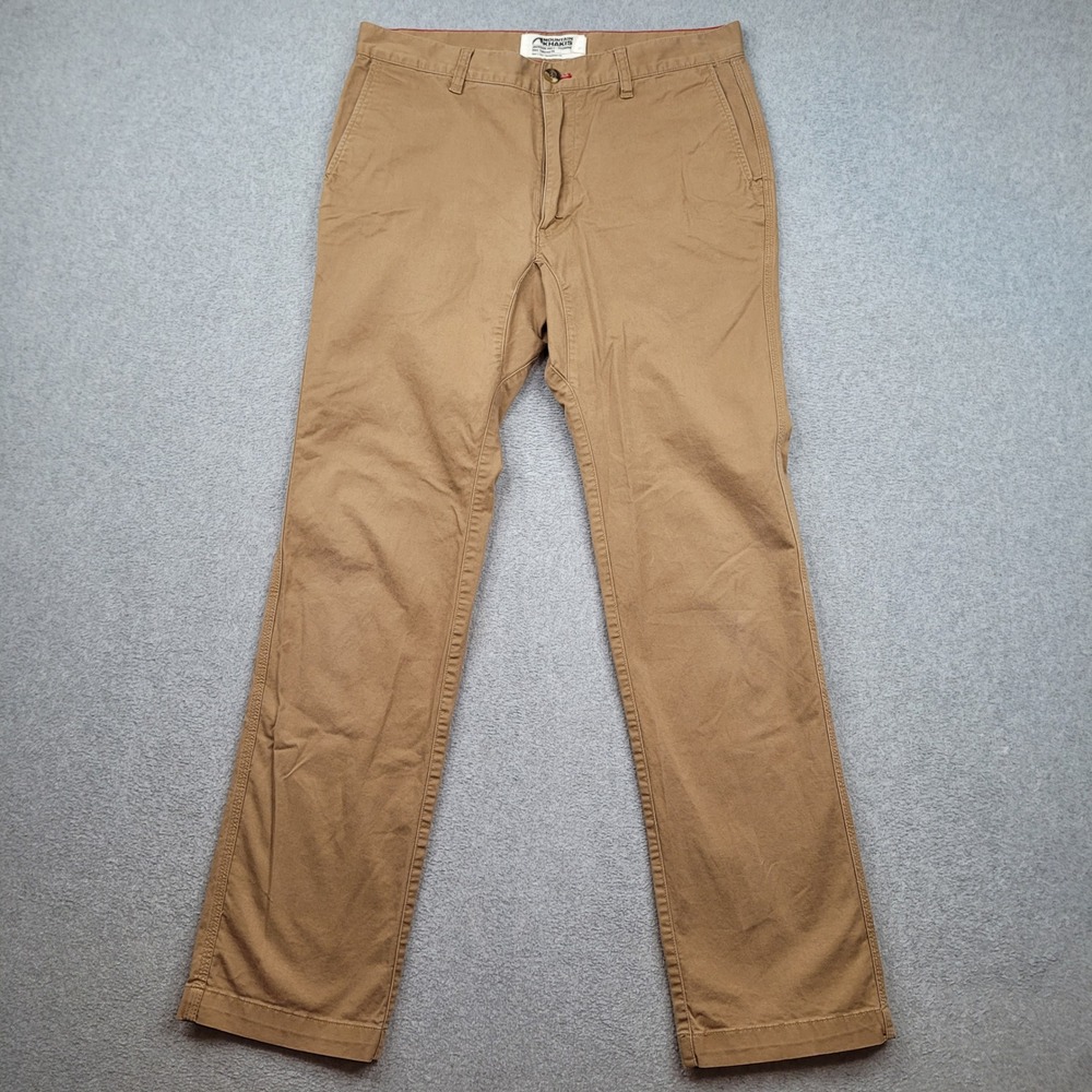 Mountain Khakis Jackson Chino Mens 32x32 Brown Slim Tailored Fit Stretch Twill